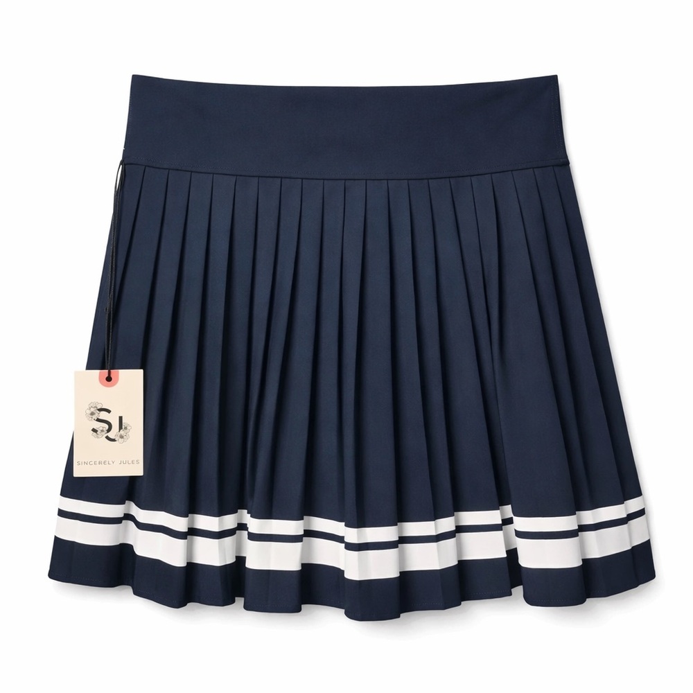 Sincerely Jules Active Navy and White Skater Skirt